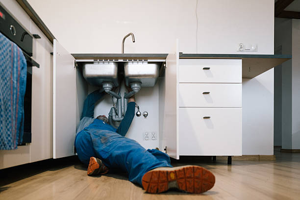 Professional Drain Cleaning technician working in Bumpass, VA